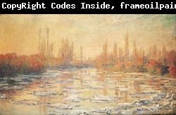 Claude Monet Ice Thawing on the Seine